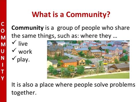 what is a community definition.